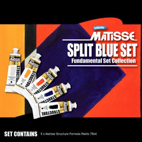 Matisse Structure Split Blue Set 5 x 75ml