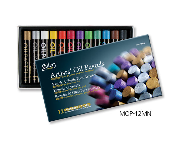 Mungyo Gallery Artist' Oil Pastels Set 12 Metallic