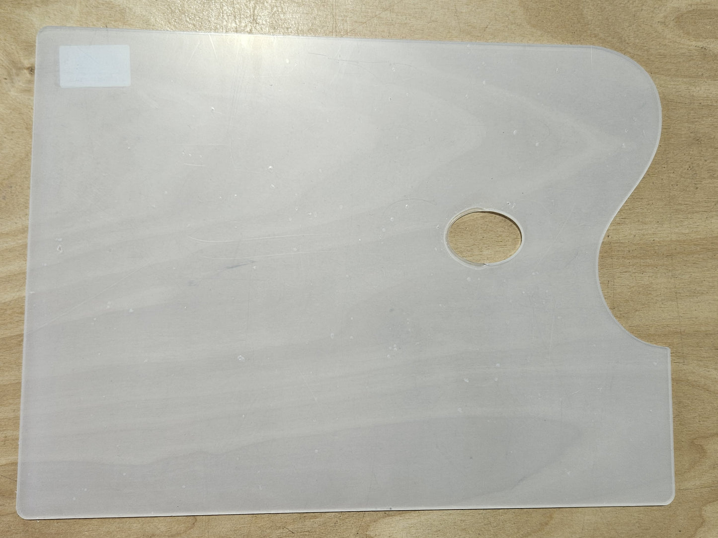 Rectangle Plexiglass Palette 11 x 15''