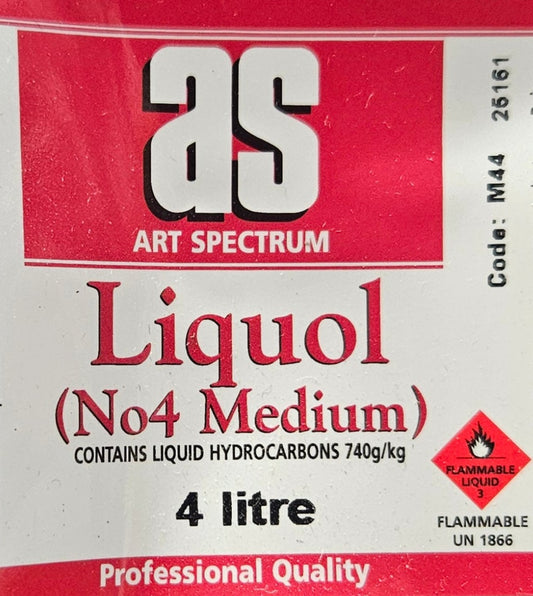 Art Spectrum Paint Medium Liquol (No.4) 4 Litre