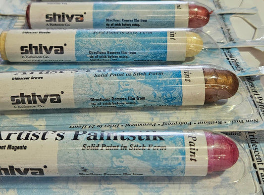 Shiva Oil Artist's Paintstick SALE BUNDLE x 4 Assorted Colours IRIDESCENT