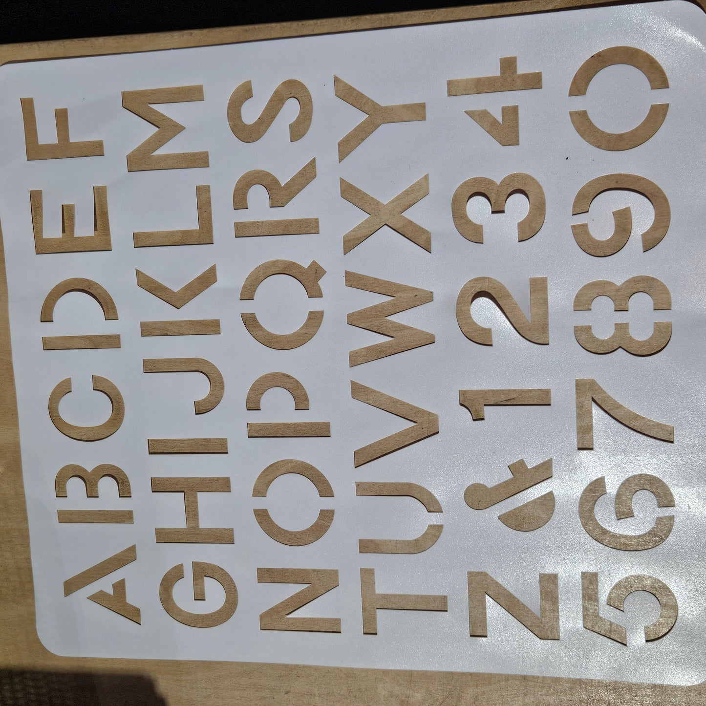 Alphabet Stencil CLEARANCE SALE- Large