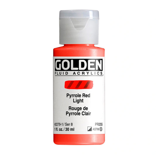 Golden Fluid Acrylic 30ml Pyrrole Red Light