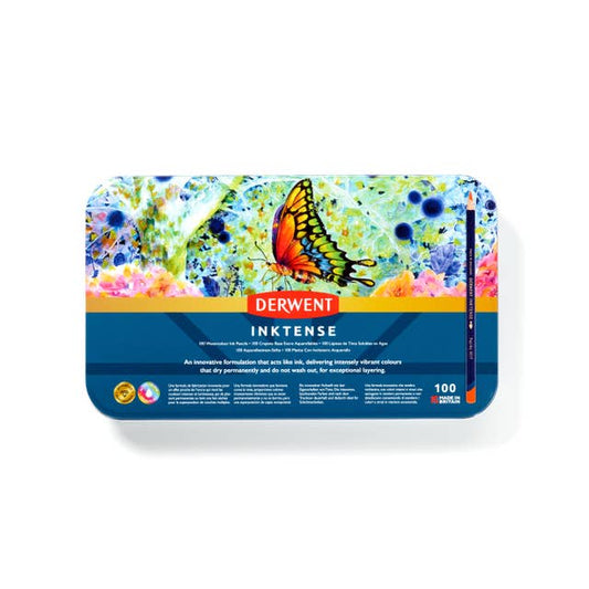 Derwent Inktense Pencils Tin 100