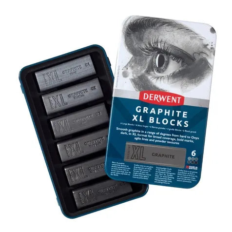 Derwent Graphite XL Blocks Tin 6