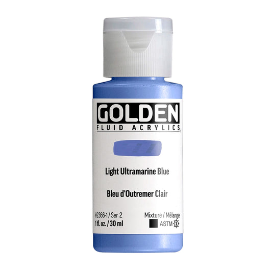 Golden Fluid Acrylic 30ml Light Ultramarine Blue