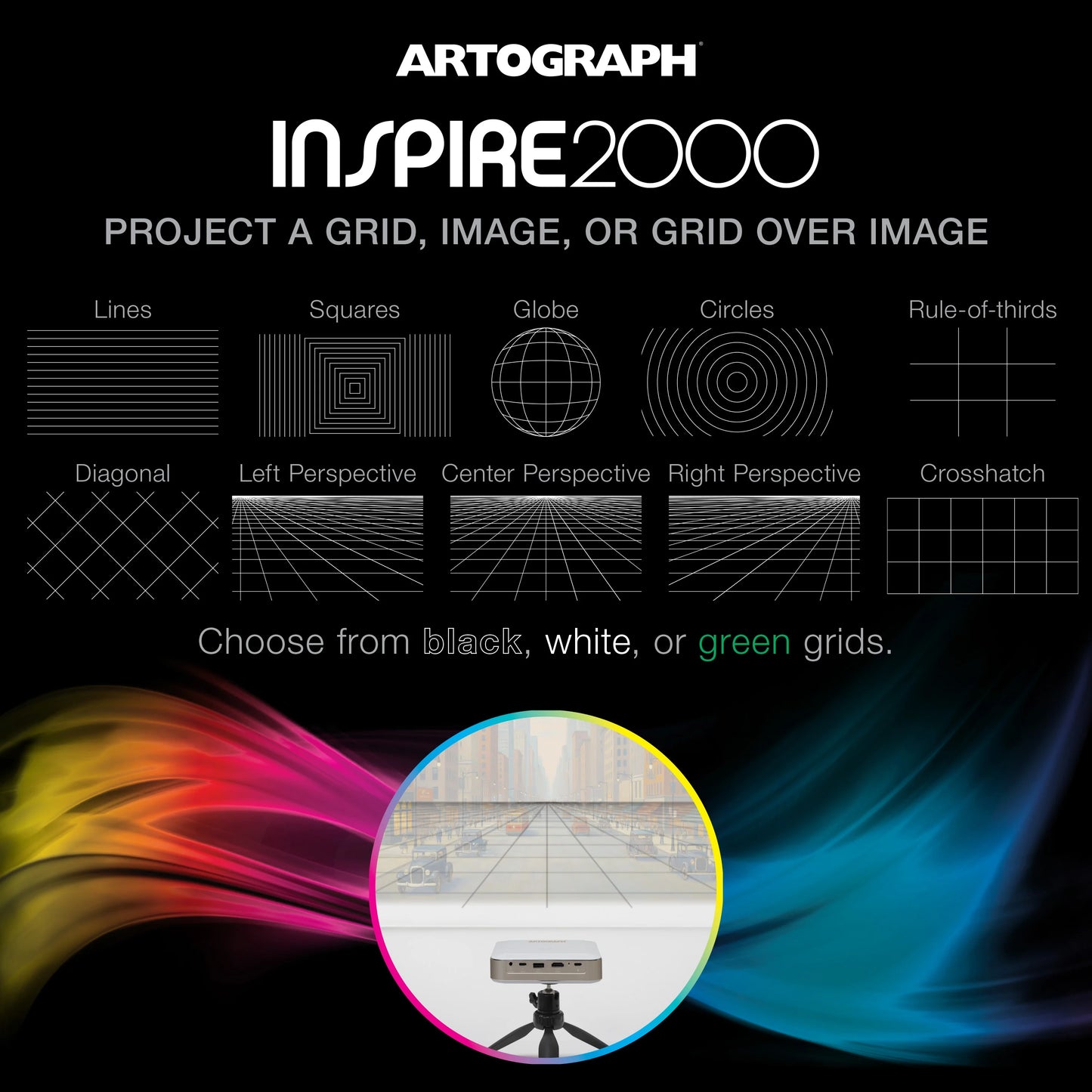Inspire 2000 Art Projector