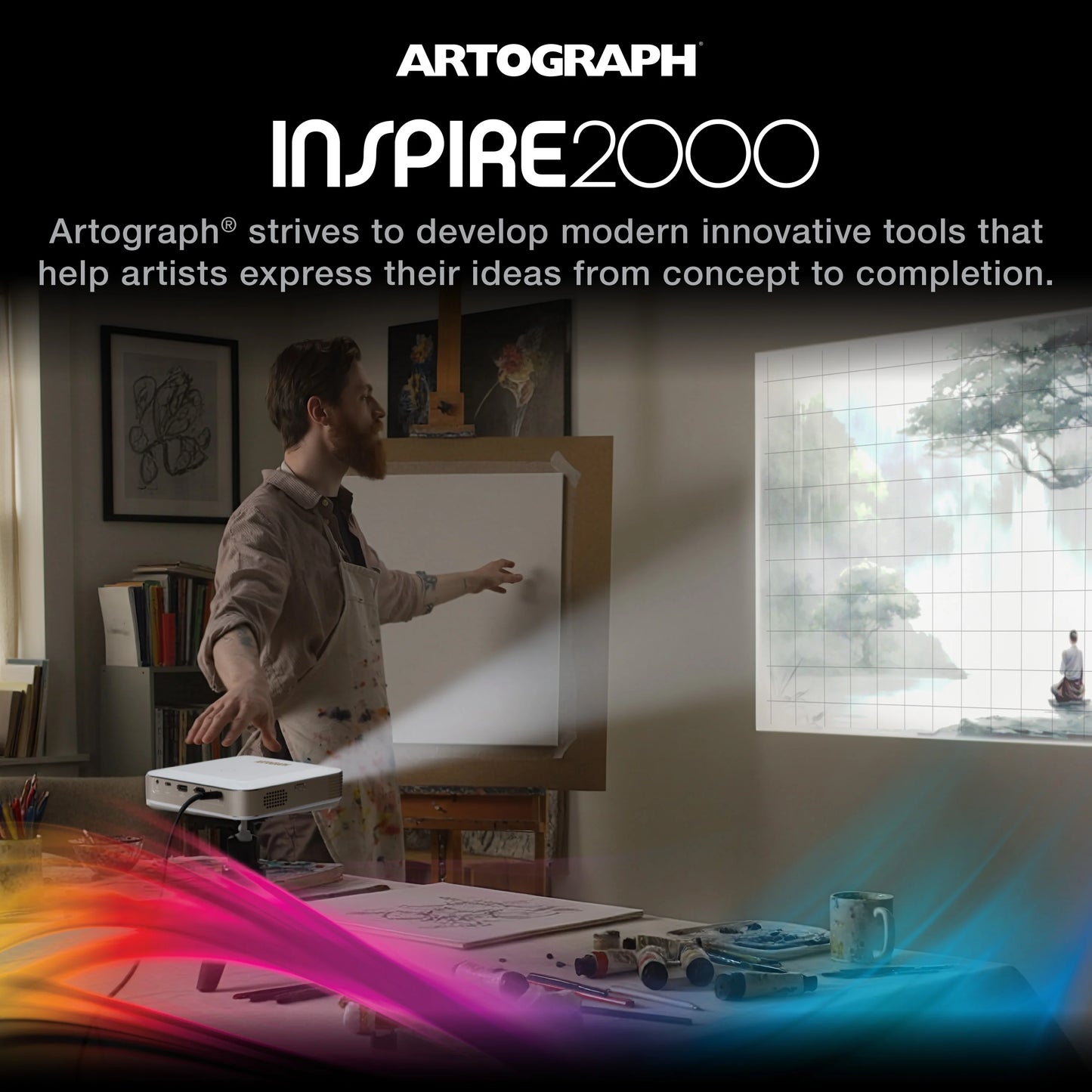 Inspire 2000 Art Projector