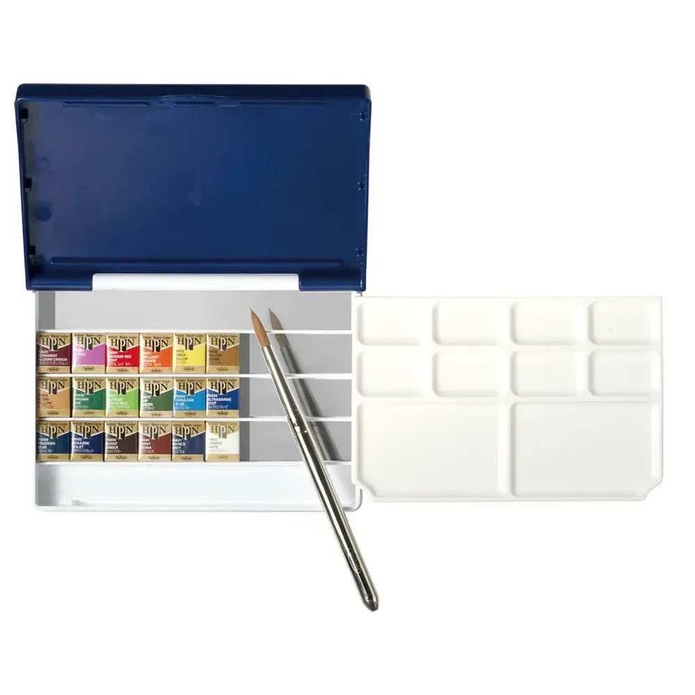 Holbein Watercolour Pan Set 18 Palm Box  - PN694