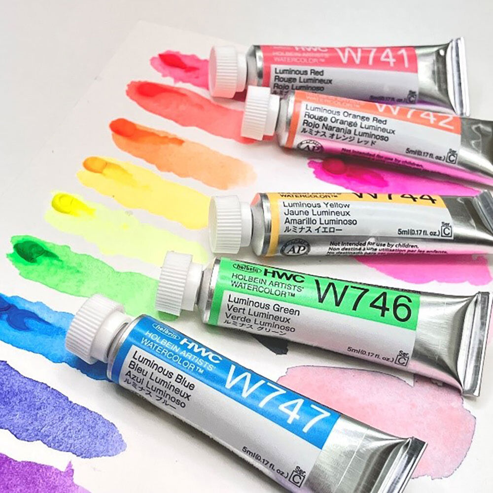 Holbein Artist Watercolour Set 12 x 15ml Luminous Colours W894