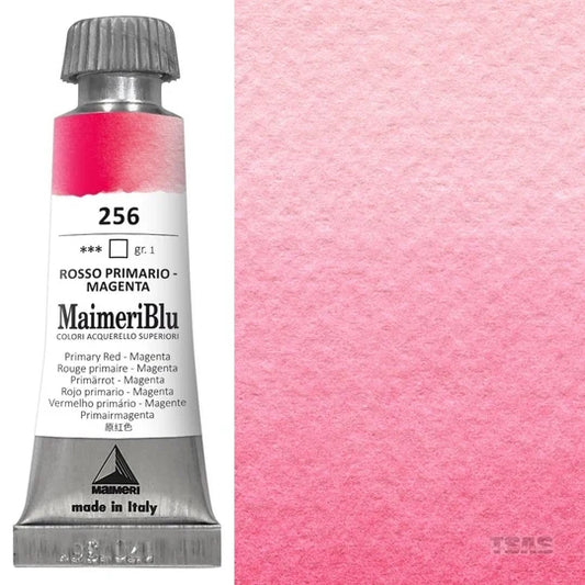 Maimeri Blu Watercolour 12ml Series 1 Primary Magenta 256