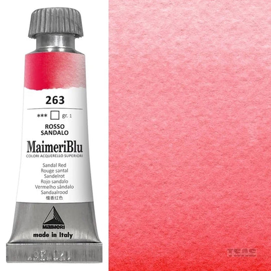 Maimeri Blu Watercolour 12ml Series 1 Sandal Red 263