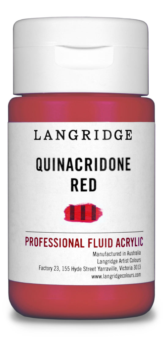 Langridge Fluid Acrylic 125ml Series 4 Quinacridone Red