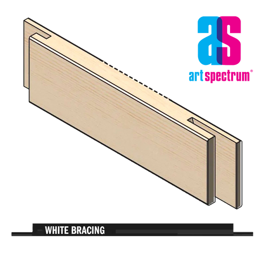 HD White Single Bracing 30" (762mm) Piece