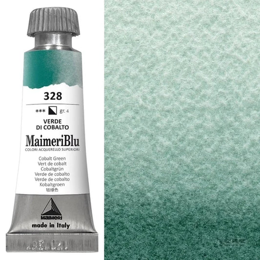 Maimeri Blu Watercolour 12ml Series 4 Cobalt Green 328