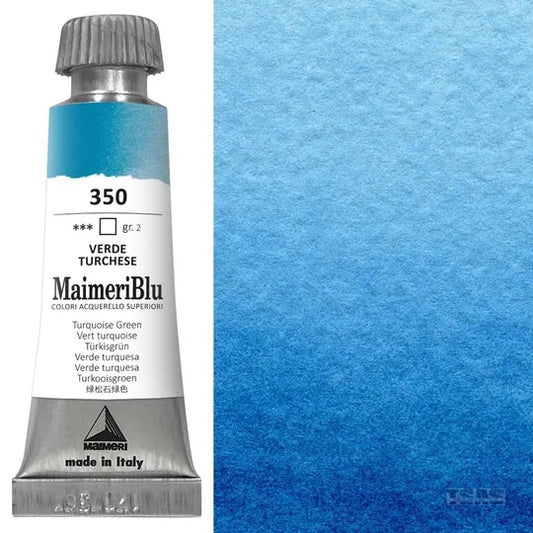 Maimeri Blu Watercolour 12ml Series 2 Turquoise Green 350