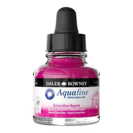 Daler Aquafine Ink 29.5ml 414 Quinacridone Magenta