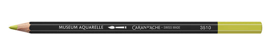 Caran d'Ache Museum Aquarelle Artist Watersoluble Pencil 015 Olive Yellow
