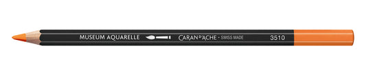 Caran d'Ache Museum Aquarelle Artist Watersoluble Pencil 030 Orange