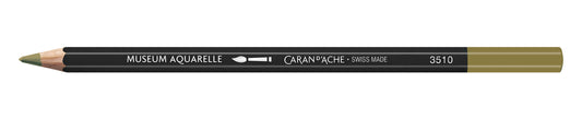 Caran d'Ache Museum Aquarelle Artist Watersoluble Pencil 039 Olive Brown