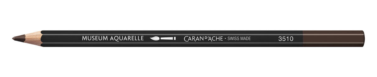 Caran d'Ache Museum Aquarelle Artist Watersoluble Pencil 049 Raw Umber