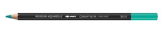 Caran d'Ache Museum Aquarelle Artist Watersoluble Pencil 181 Light Malachite Green