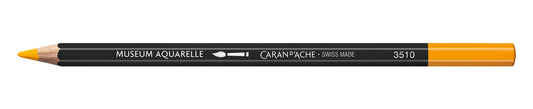 Caran d'Ache Museum Aquarelle Artist Watersoluble Pencil 530 Gold Cadmium Yellow