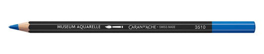 Caran d'Ache Museum Aquarelle Artist Watersoluble Pencil 660 Middle Cobalt Blue