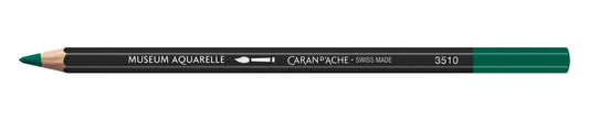 Caran d'Ache Museum Aquarelle Artist Watersoluble Pencil 710 Phthalo Green