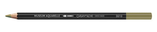 Caran d'Ache Museum Aquarelle Artist Watersoluble Pencil 736 Brown Olive 50%