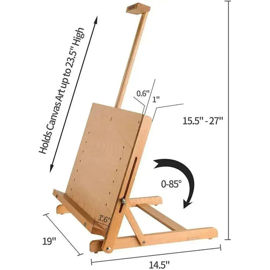 Meeden H-Frame Table Easel with Backboard AFE-6006-YM
