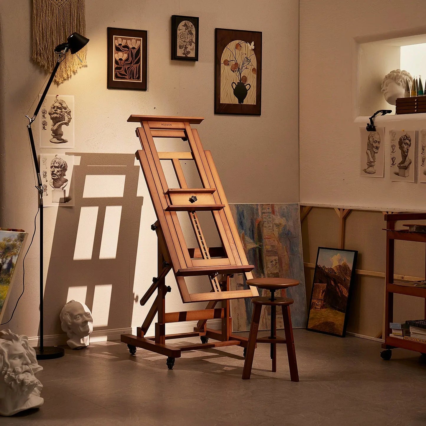 Meeden Deluxe Multi-Function H-Frame Studio Easel