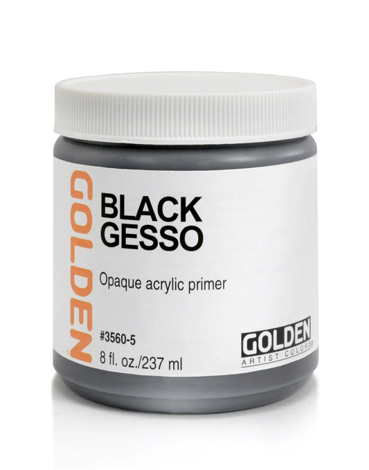 Golden Black Gesso 237ml Tub