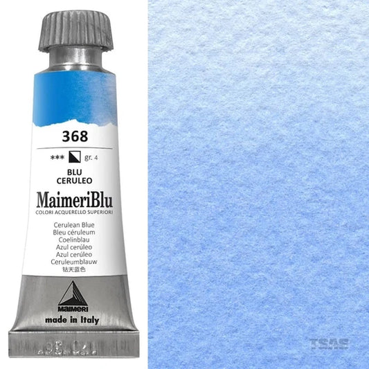 Maimeri Blu Watercolour 12ml Series 4 Cerulean Blue 368