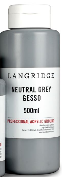 Langridge Neutral Grey Gesso 500ml