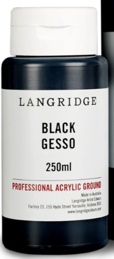 Langridge Black Gesso 250ml