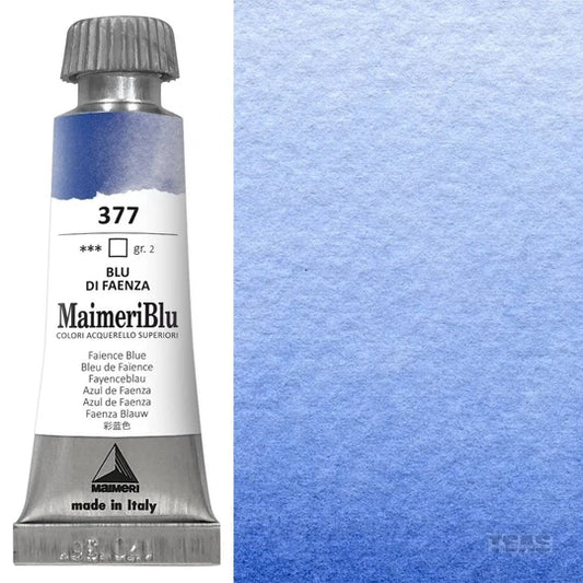 Maimeri Blu Watercolour 12ml Series 2 Faience Blue 377