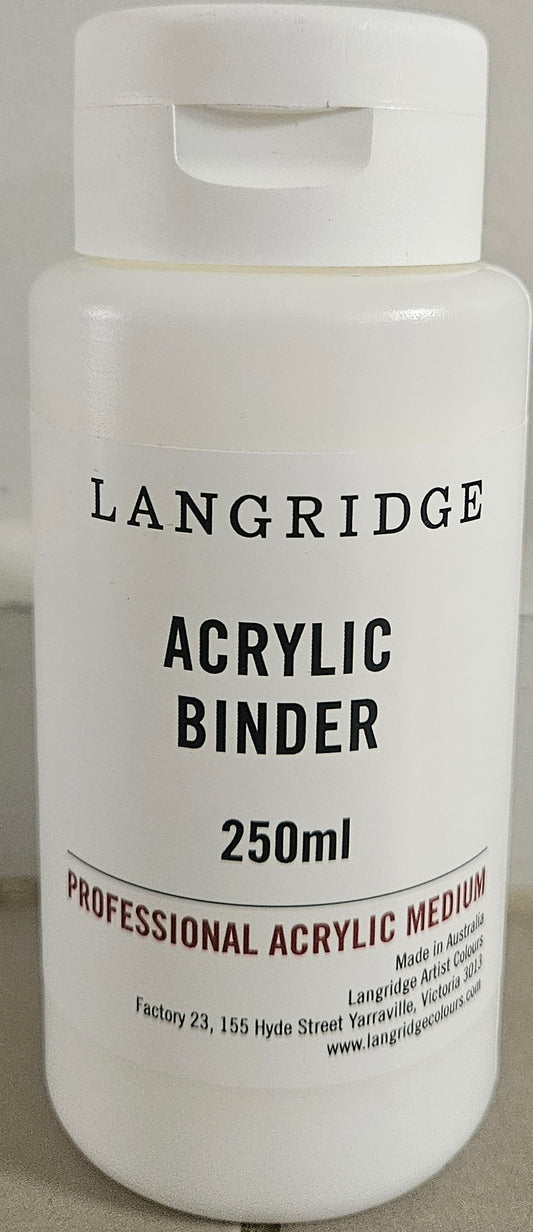 Langridge Acrylic Binder 250ml