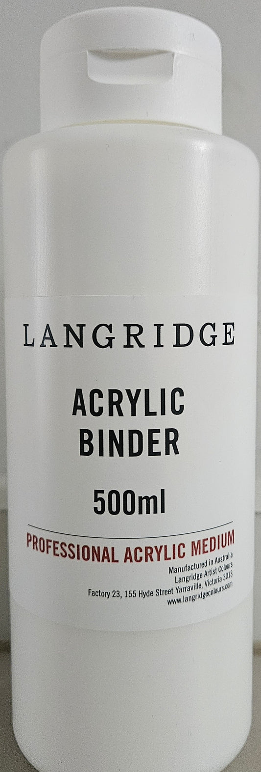 Langridge Acrylic Binder 500ml