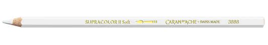 Caran d'Ache Supracolor Soft Watersoluble Pencil 001 White