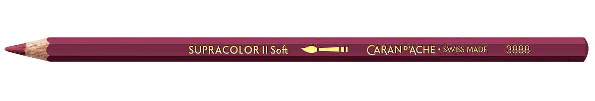 Caran d'Ache Supracolor Soft Watersoluble Pencil 089 Dark Carmine