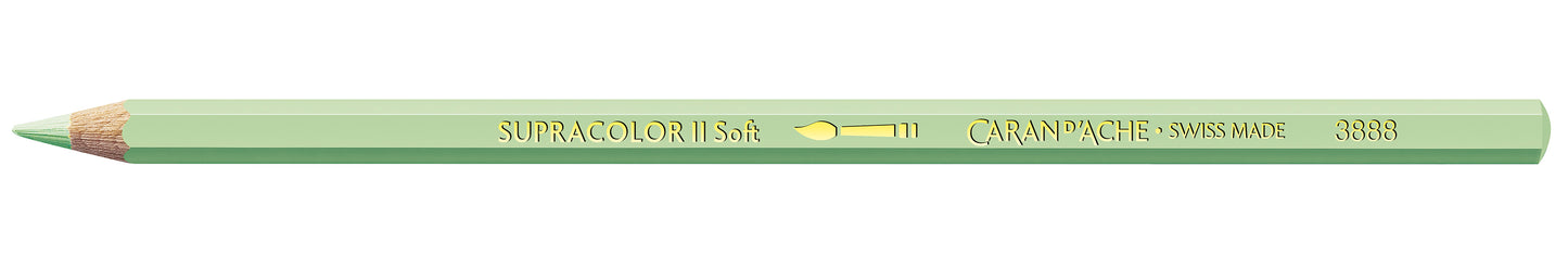 Caran d'Ache Supracolor Soft Watersoluble Pencil 221 Light Green