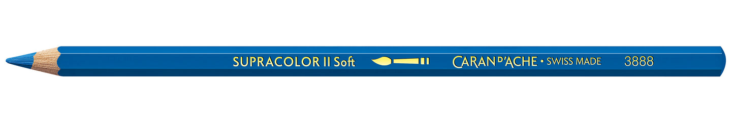 Caran d'Ache Supracolor Soft Watersoluble Pencil 370 Gentian Blue