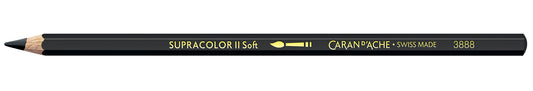Caran d'Ache Supracolor Soft Watersoluble Pencil 496 Ivory Black