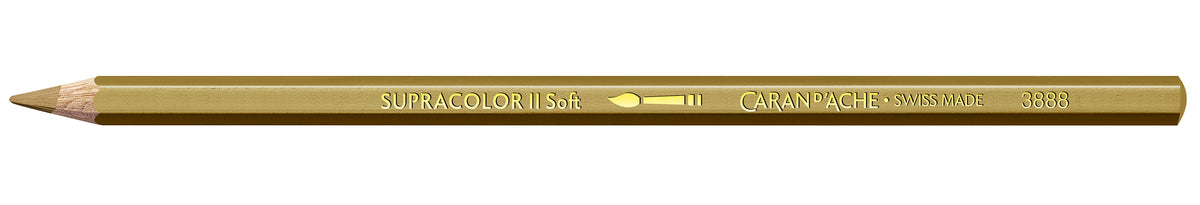 Caran d'Ache Supracolor Soft Watersoluble Pencil 499 Gold