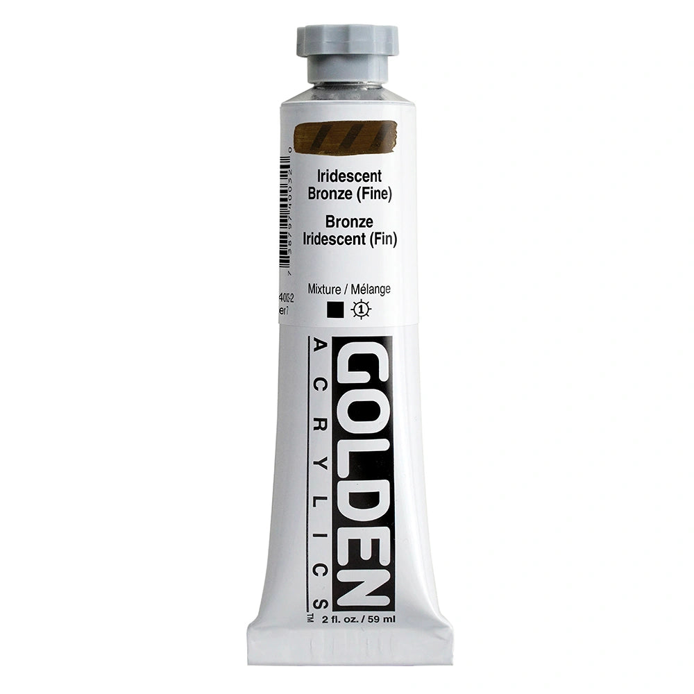 Golden Heavy Body Acrylic 59ml Iridescent Bronze (Fine)