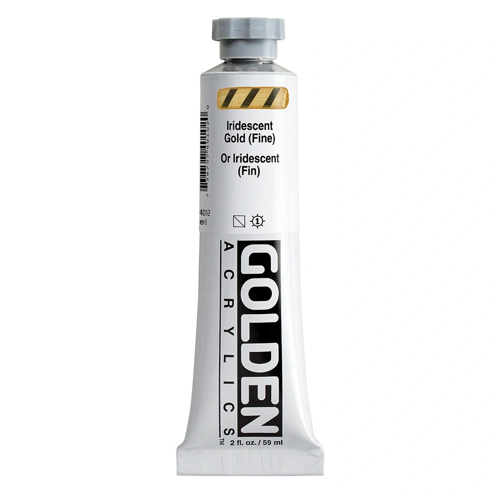 Golden Heavy Body Acrylic 59ml Iridescent Gold (Fine)