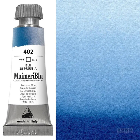 Maimeri Blu Watercolour 12ml Series 1 Prussian Blue 402