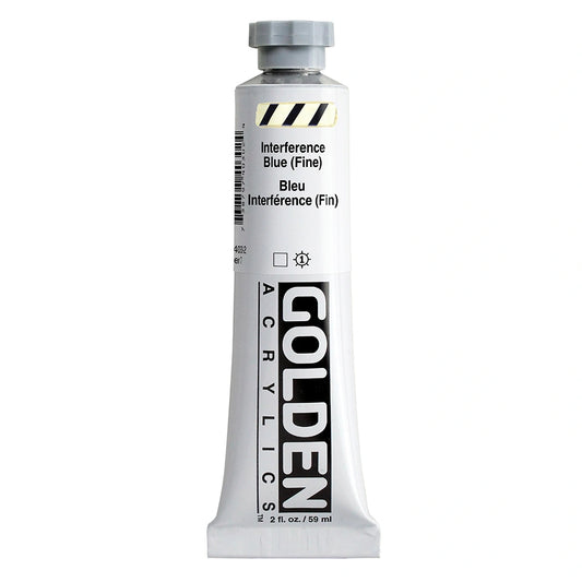 Golden Heavy Body Acrylic 59ml Interference Blue (Fine)