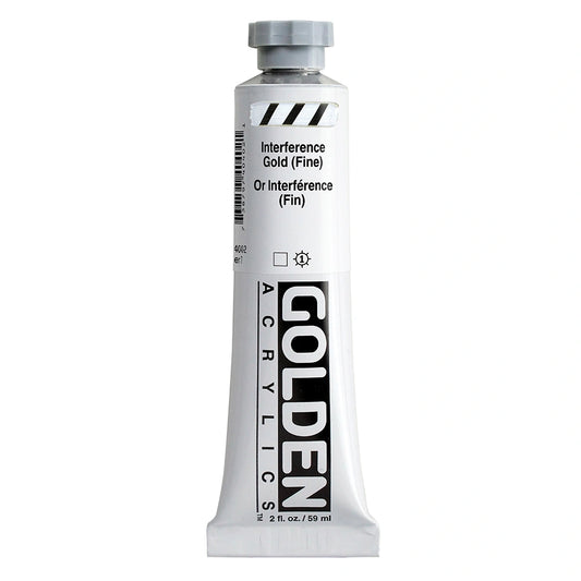 Golden Heavy Body Acrylic 59ml Interference Gold (Fine)